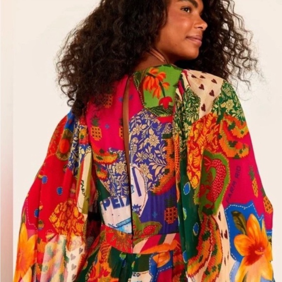 Farm Rio Sunny Mix Maxi Dress - Picture 10 of 13